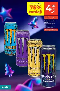 Dealz Napój energetyzujący Monster oferta