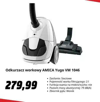 Odkurzacz workowy AMICA Yugo VM 1046