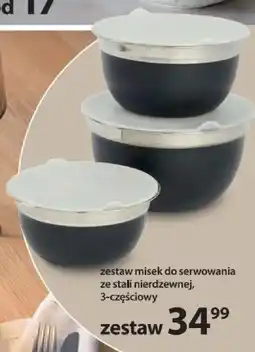 NKD Zestaw misek do serwowania ze stali nierdzewnej oferta