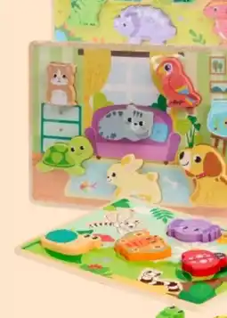 Action Drewniane puzzle Mini Matters oferta