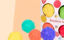 Action Tęczowe piłeczki z teksturą Playgo oferta