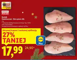 Lidl Polski kurczak - filet z piersi, XXL Rzeźnik Polski oferta