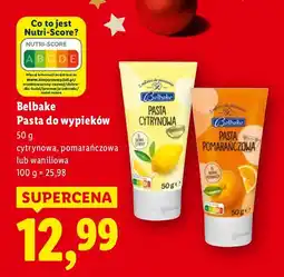 Lidl Pasta do wypieków cytrynowa Belbake oferta