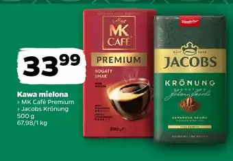 Kawa mielona MK Café Premium i Jacobs Krönung MK Café Premium, Jacobs