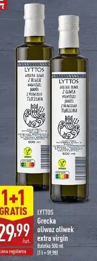 ALDI Oliwa z oliwek extra virgin grecka Lyttos oferta