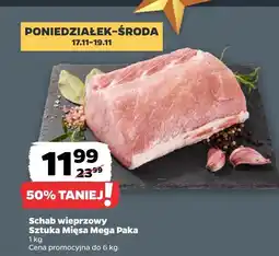 Netto Schab wieprzowy Sztuka Mięsa Mega Paka oferta