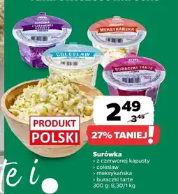Netto Surówka - z czerwonej kapusty/coleslaw/meksykańska/buraczki tarte Netto oferta