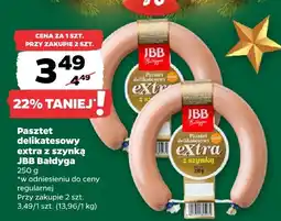 Netto Pasztet delikatesowy extra z szynką JBB Bałdyga oferta