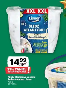 Netto Filety śledziowe w sosie śmietanowym Lisner oferta