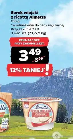 Netto Serek wiejski z ricottą Almette oferta