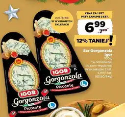 Netto Ser Gorgonzola Igor plastry oferta