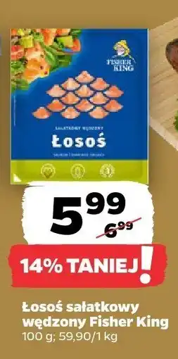 Netto Łosoś sałatkowy wędzony Fisher King oferta