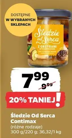 Netto Śledź Od Serca Contimax w oleju z pomidorami oferta