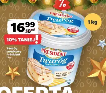 Netto Twaróg sernikowy Président oferta
