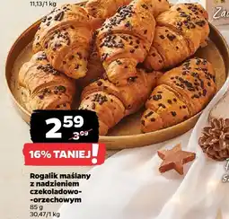Netto Rogalik maślany z nadzieniem czekoladowo-orzechowym Netto oferta
