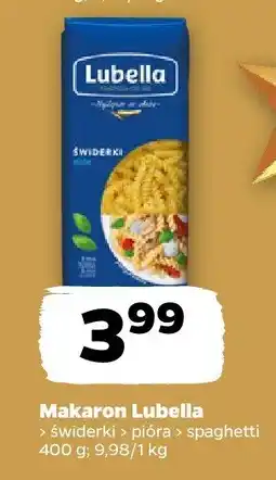 Netto Makaron Lubella świderki, pióra, spaghetti oferta