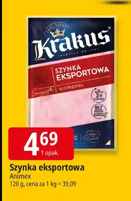 E.Leclerc Szynka eksportowa Animex Krakus oferta