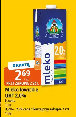 E.Leclerc Mleko łowickie UHT 2,0% Łowicz oferta
