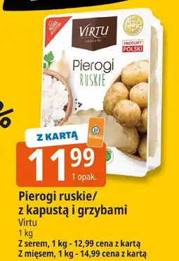 E.Leclerc Pierogi ruskie/z kapustą i grzybami Virtu oferta