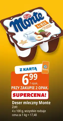 E.Leclerc Deser mleczny Monte Zott oferta