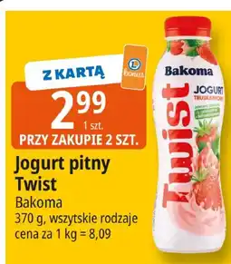 E.Leclerc Jogurt pitny Twist Bakoma oferta