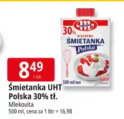 E.Leclerc Śmietanka UHT Polska 30% tł. Mlekovita oferta