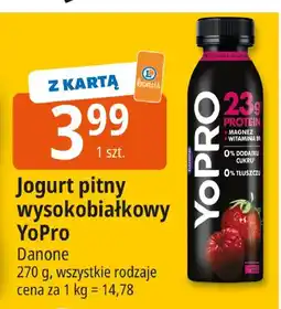 E.Leclerc Jogurt pitny wysokobiałkowy YoPro Danone oferta