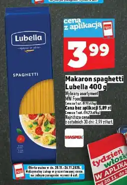 Topaz Makaron spaghetti Lubella 400 g oferta