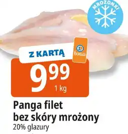 E.Leclerc Panga filet bez skóry mrożony 20% glazury Leclerc oferta