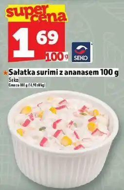 Topaz Sałatka surimi z ananasem 100 g Seko oferta