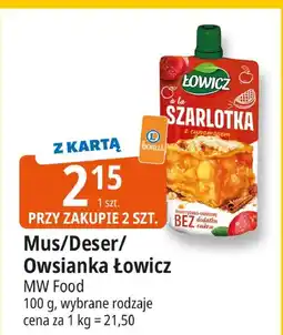 E.Leclerc Mus/Deser/Owsianka Łowicz MW Food oferta