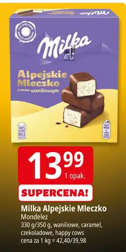 E.Leclerc Mleka Alpejskie Mleczko Mondelez oferta