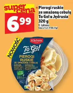 Topaz Pierogi ruskie ze smażoną cebulą To Go! u Jędrusia 320 g oferta