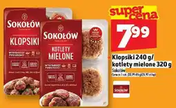 Topaz Klopsiki 240 g / kotlety mielone 320 g Sokołów oferta