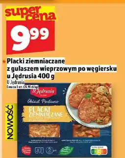 Topaz Placki ziemniaczane z gulaszem wieprzowym po węgiersku u Jędrusia 400 g oferta