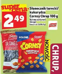 Topaz Słonecznik turecki / kukurydza Cornsy Chrup 100 g, wybrane asortymenty Słonpol oferta
