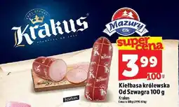 Topaz Kiełbasa królewska Od Szwagra 100 g Krakus oferta