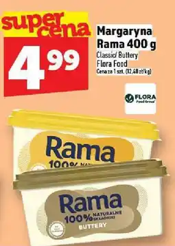Topaz Margaryna Rama 400 g Classic Buttery Flora Food oferta