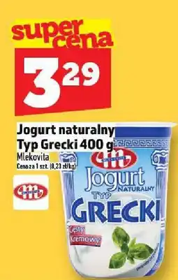 Topaz Jogurt naturalny Typ Grecki Mlekovita 400 g oferta