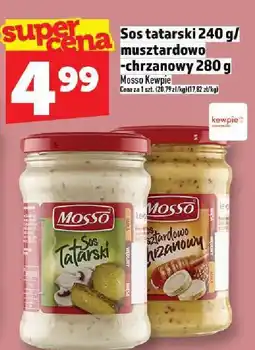Topaz Sos tatarski/musztardowo-chrzanowy Mosso Kawęckie 240 g / 280 g oferta