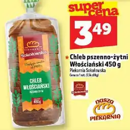 Topaz Chleb pszenno-żytni Włościański Piekarnia Sokołowska 450 g Sokołowski oferta