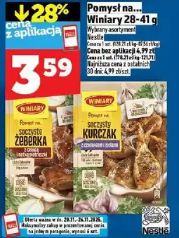 Topaz Pomysł na... Winiary 21-41 g Nestle soczyste żeberka/kurczak oferta