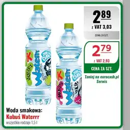 Eurocash Woda smakowa: Kubuś Waterrr oferta