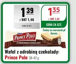 Eurocash Wafel z odrobiną czekolady: Prince Polo oferta