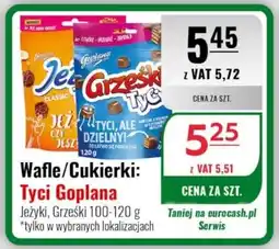 Eurocash Wafle/Cukierki: Tyci Goplana oferta