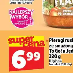 Topaz Pierogi ruskie To Go! u Jędrusia oferta