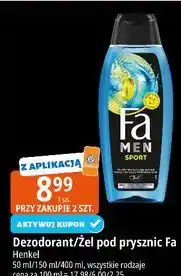 E.Leclerc Dezodorant sporty fresh Fa Men Sport oferta