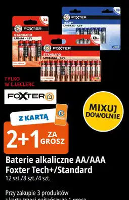E.Leclerc Baterie tech+ aaa Foxter oferta