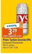 E.Leclerc Piwo Tyskie 0.0% oferta