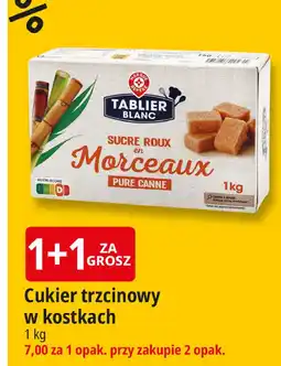 E.Leclerc Cukier trzcinowy w kostkach Wiodąca Marka Tablier Blanc oferta